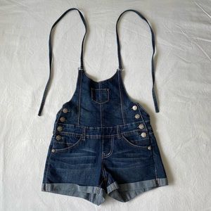 Missi Jeans Blue Short Denim Overalls